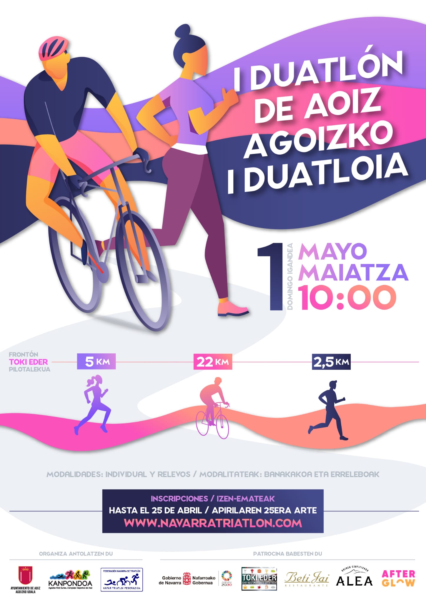 Abierto el plazo de inscripci&oacute;n I Duatl&oacute;n de Aoiz